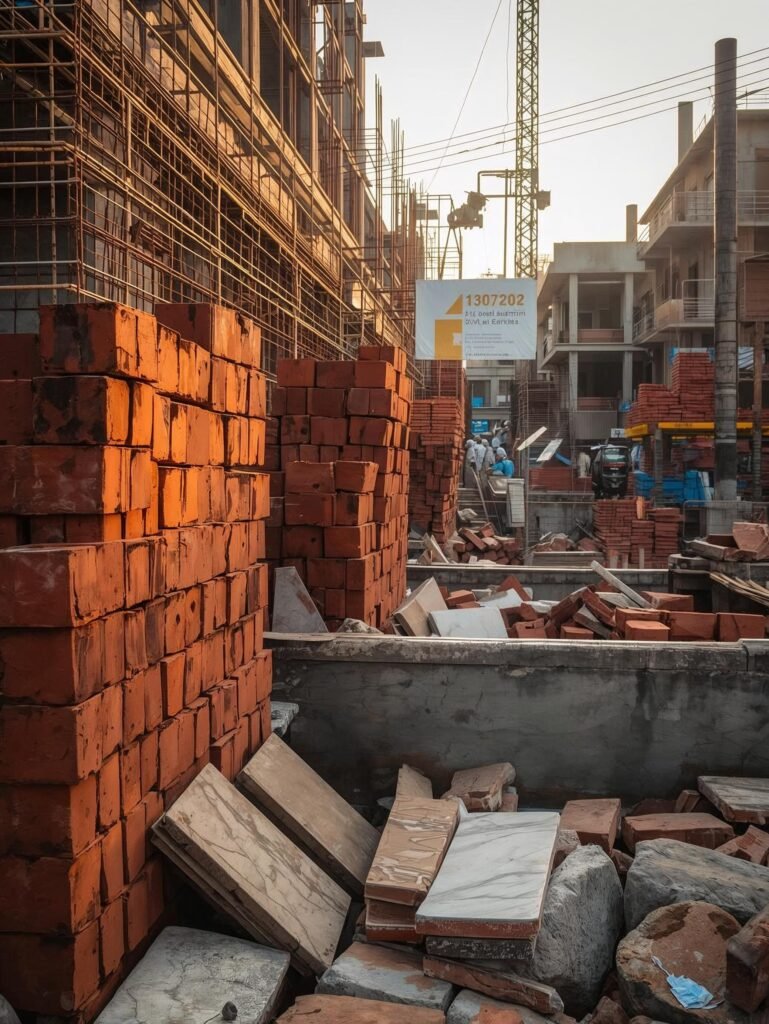 GST on Bricks , Marbles and Stones 