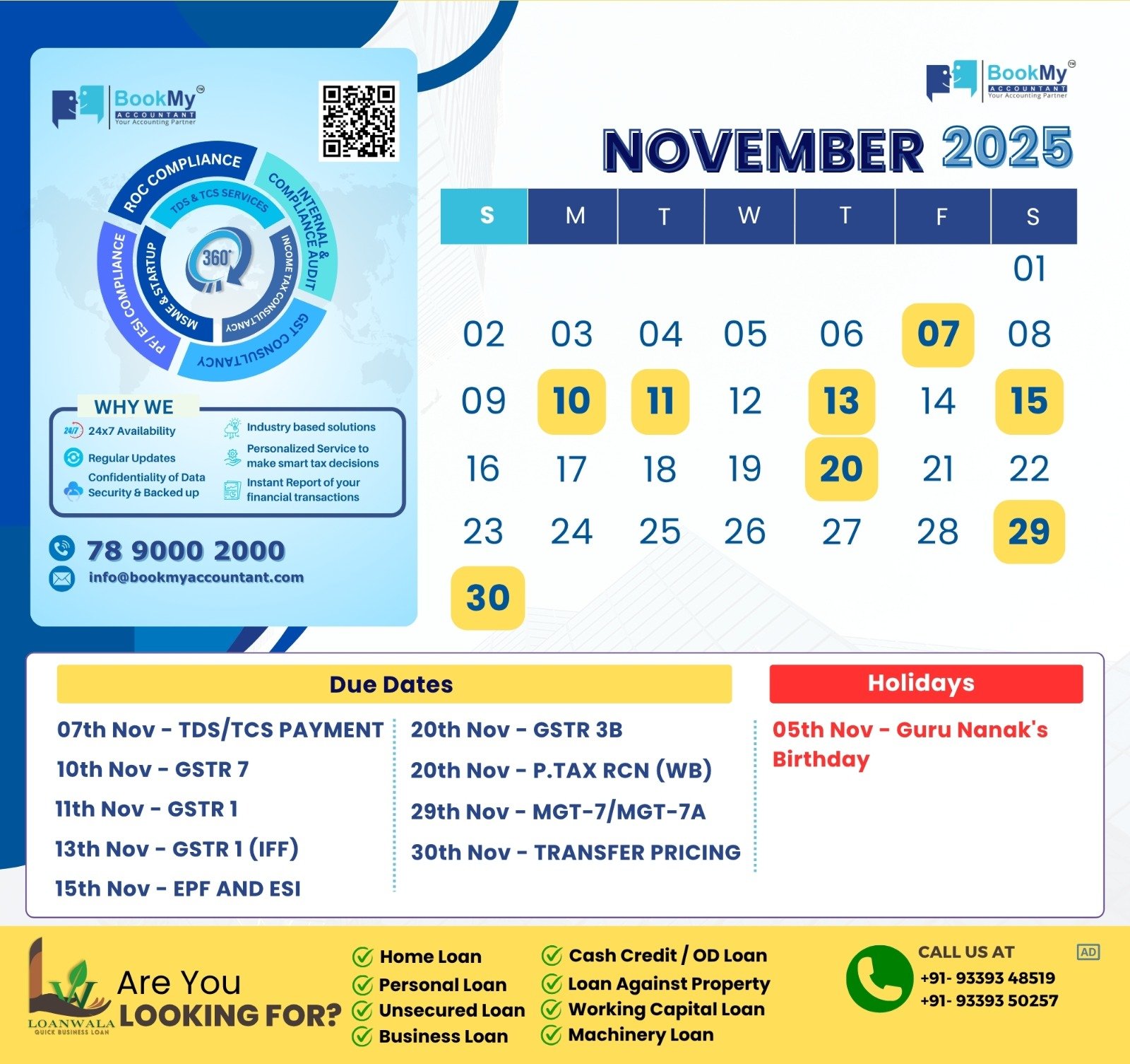 November Due Date 2025